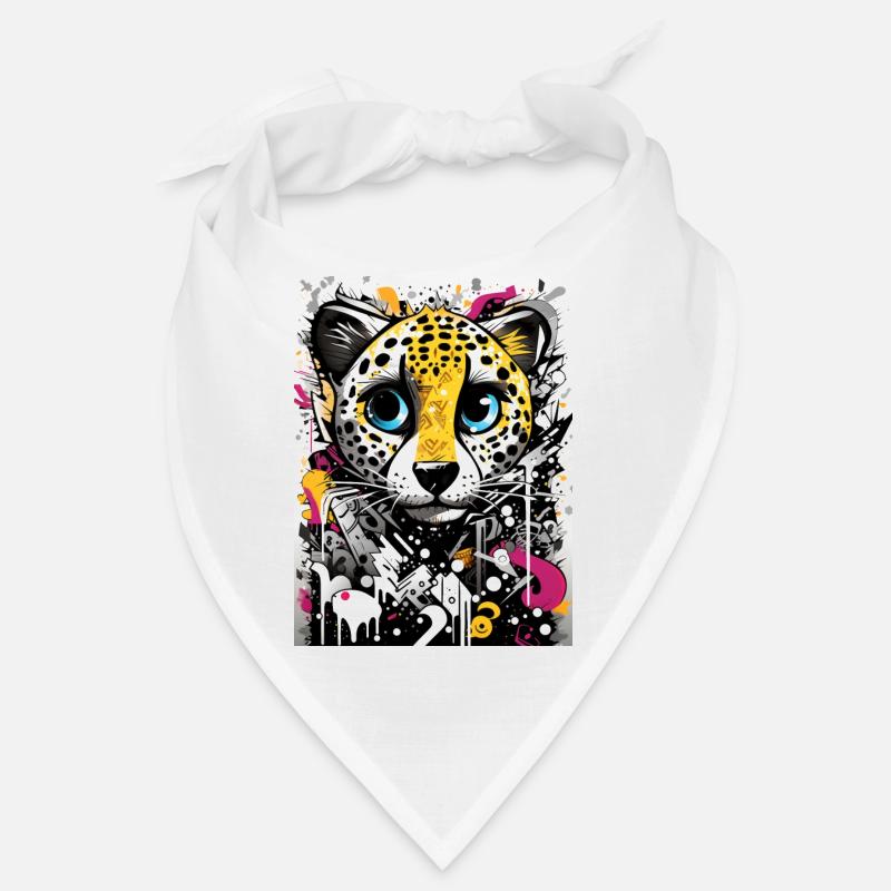 [] Levrette regarder le léopard Bandana