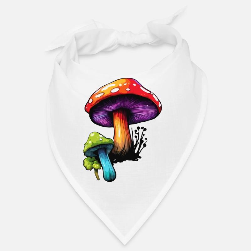 Champignon / Champignon / Prairie / Forêt / Goa / Psy Bandana