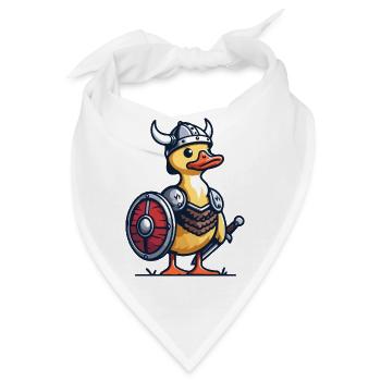 Viking Quacksalber: Die Ente von Walhalla - Bandana - Weiß - Vorne