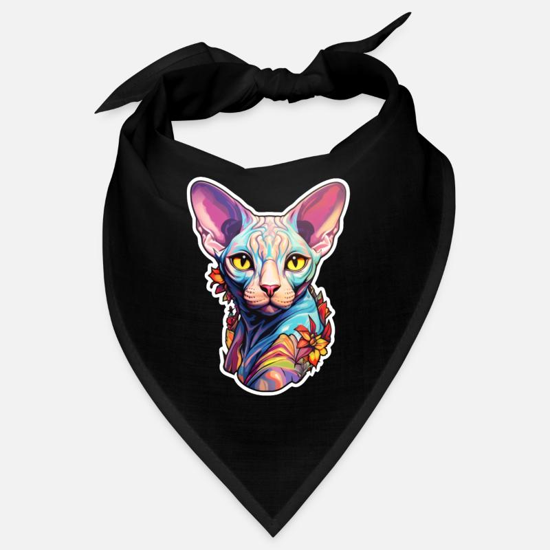 Sphynx Cat Head Bandana