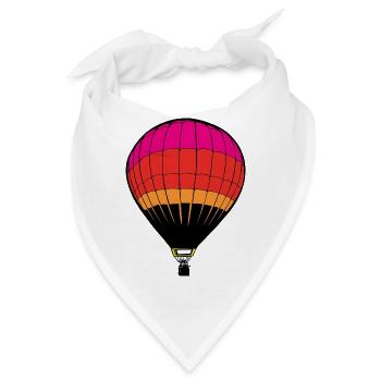 Heissluftballon - Bandana - Weiß - Vorne