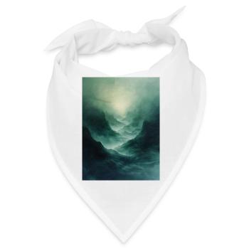 Poster Geo Nature Paint 17 - Bandana - Weiß - Vorne