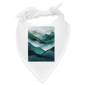 Poster Geo Nature Paint 5 - Bandana - Weiß - Vorne