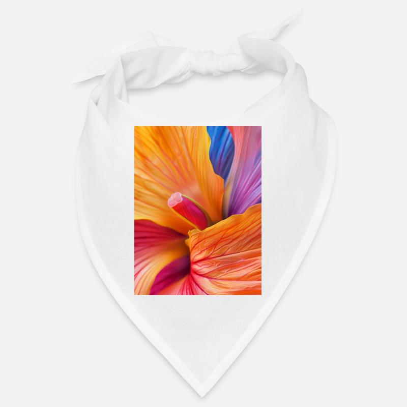 Abstrait Pétale 3 - Bandana - blanc