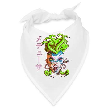 Medusa Punk - Bandana - Weiß - Vorne