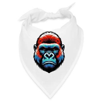 Gorilla - Bandana - Weiß - Vorne