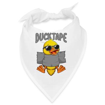 Duck Tape | Entenküken mit Duct Tape - Bandana - Weiß - Vorne