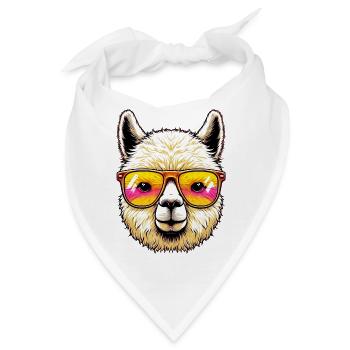 Alpaka - Bandana - Weiß - Vorne