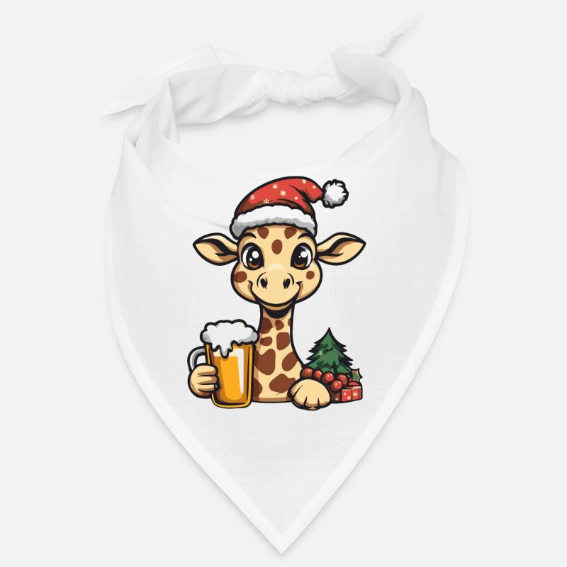 Giraffe Weihnachten Bier Bandana