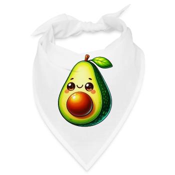 Avocado - Bandana - Weiß - Vorne