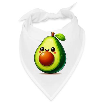 Avocado - Bandana - Weiß - Vorne