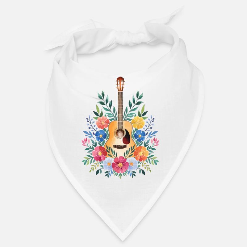 Blumige Gitarrenharmonie Bandana