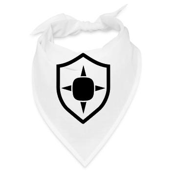 Schild - Bandana - Weiß - Vorne