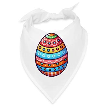 osterei - Bandana - Weiß - Vorne
