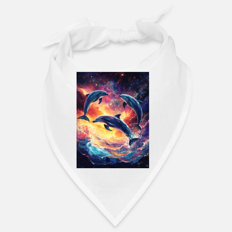 Dauphin Océan Galaxie Espace Dauphins de l’espace Bandana
