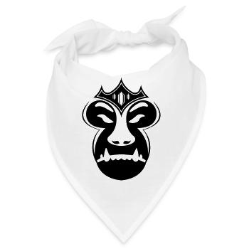 Monkey King – Emblem der urbanen Herrschaft - Bandana - Weiß - Vorne
