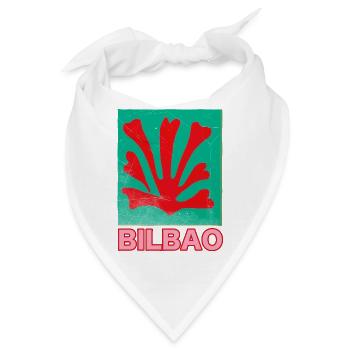 Bilbao Korallenflag Retro - Bandana - Weiß - Vorne