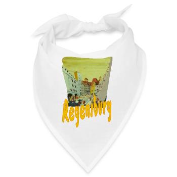 Haidplatz Regensburg - Bandana - Weiß - Vorne