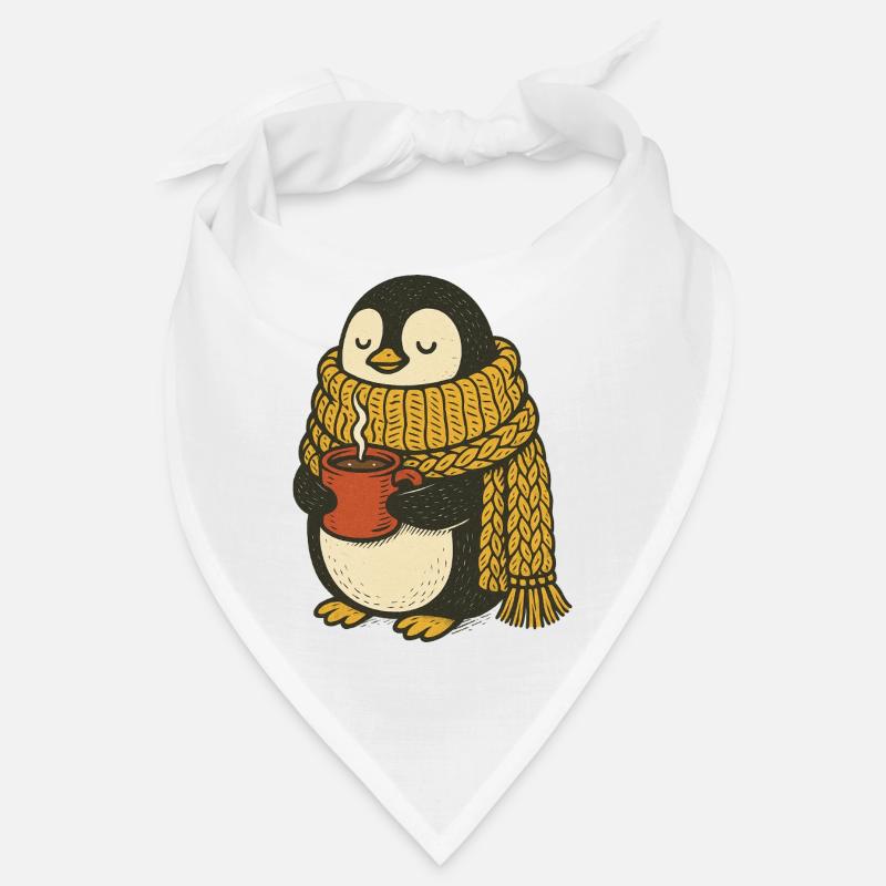Gemütliche Pinguin-Vibes Bandana
