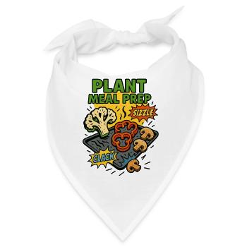 ZUBEREITUNG VON PFLANZENMAHLZEITEN - Bandana - Weiß - Vorne