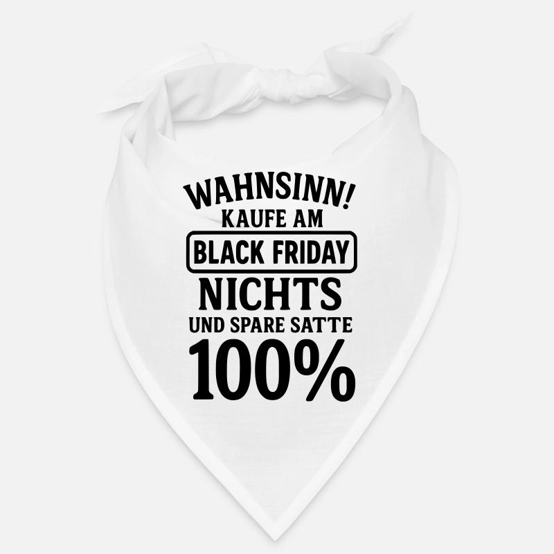 Dicton drôle de Black Friday Bandana