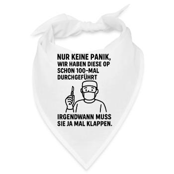 Operation Motivation  - Bandana - Weiß - Vorne