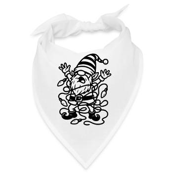 wicht lichterkette - Bandana - Weiß - Vorne