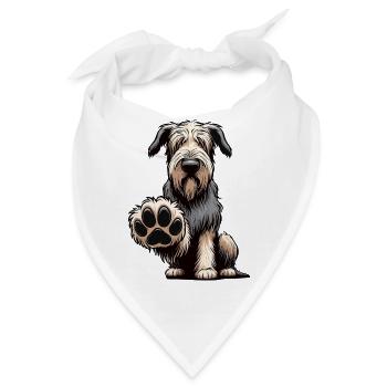 Irischer Wolfshund Wolfshundbesitzer Wolfshundfan - Bandana - Weiß - Vorne