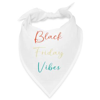 Kaufrausch Black Friday - Bandana - Weiß - Vorne