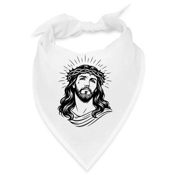 Jesus Christus - Bandana - Weiß - Vorne