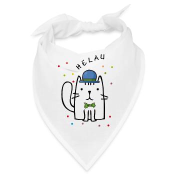 Fasching - Bandana - Weiß - Vorne