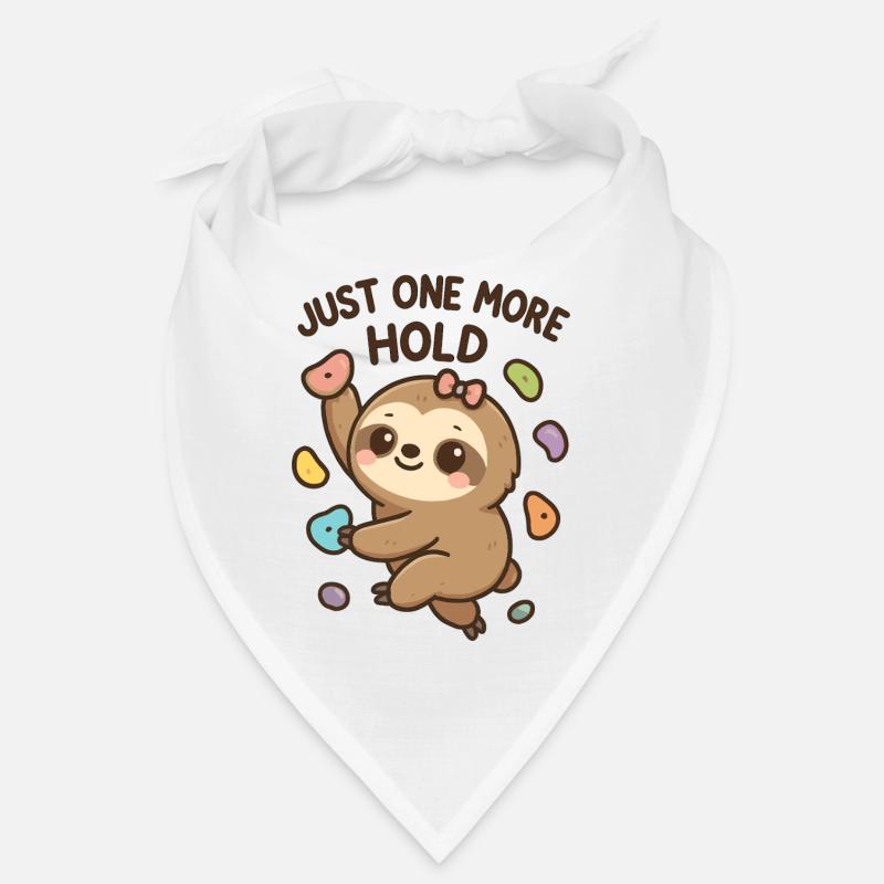 Bouldering Kawaii Sloth – Just One More Hold Bandana