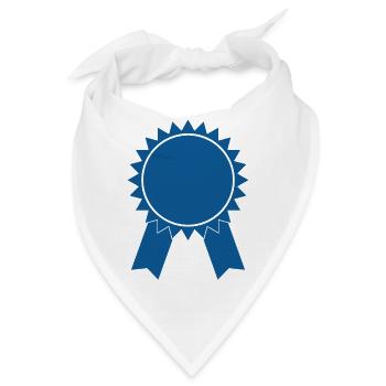 Blue Ribbon - Bandana - Weiß - Vorne