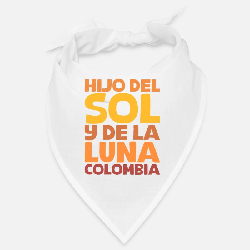 Fils du Soleil et de la Lune Colombie - Bandana - blanc