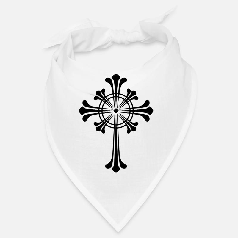 Black Cross Bandana