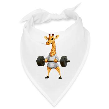 Giraffe Sport - Bandana - Weiß - Vorne