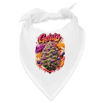 Gelato Sherbet Graffiti-Druck - Bandana - Weiß - Vorne