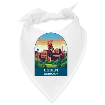 Essen, Deutschland, Zollverein Industriereise, Kunst - Bandana - Weiß - Vorne