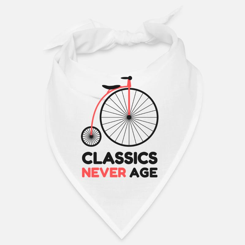 Classics Never Age Penny-Farthing Retro Cycling Bandana