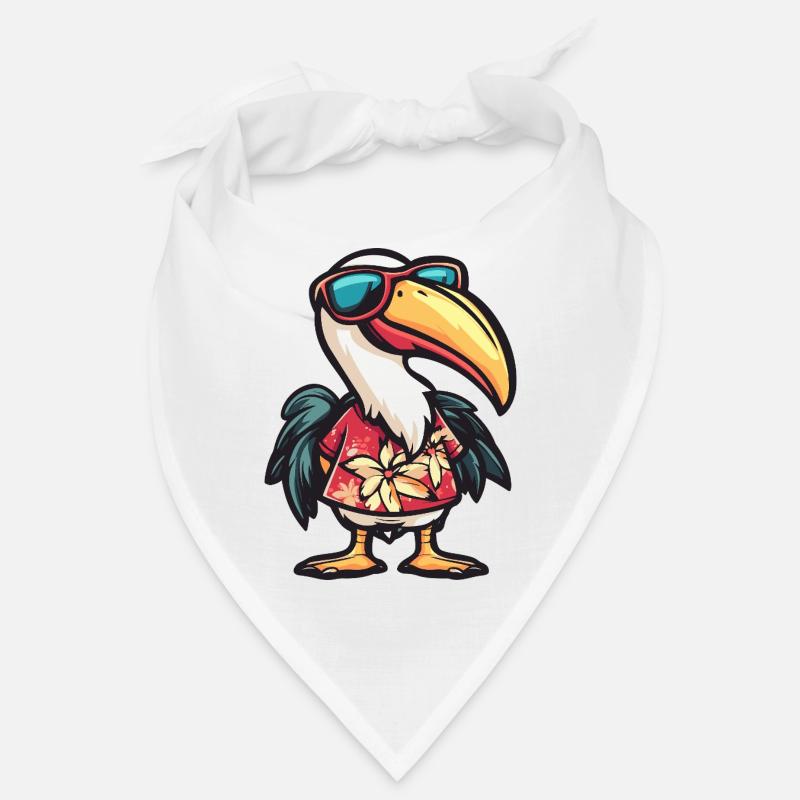 Pelican Bird Comic Holiday Bandana