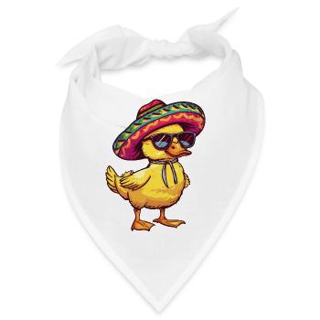 Esel Lustig Sombrero - Bandana - Weiß - Vorne