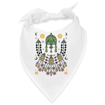 Juwelen von Kabylien - Bandana - Weiß - Vorne