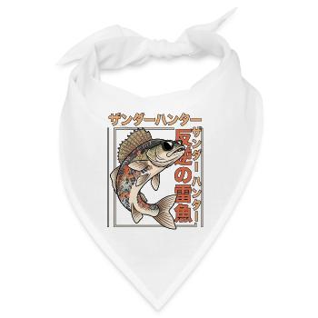 Zander Angler - Bandana - Weiß - Vorne