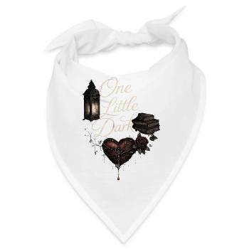 One Little Dark Romance - Bandana - Weiß - Vorne
