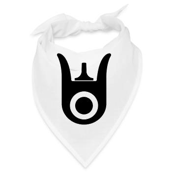 Spitz - Bandana - Weiß - Vorne