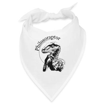 Philosoraptor - Bandana - Weiß - Vorne