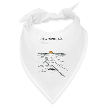 Vitamine sea - Bandana - Weiß - Vorne
