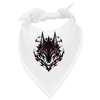 Vargr – Wolf der nordischen Sagen - Bandana - Weiß - Vorne