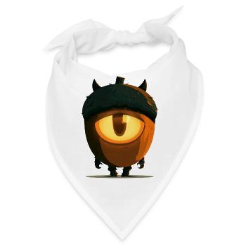 Spooky Cyclops Acorn - Bandana - Weiß - Vorne