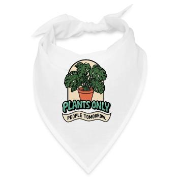 Monstera TODAY! - Bandana - Weiß - Vorne